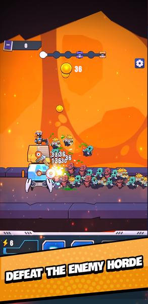 Heroic Defense - Gameplay image of android game
