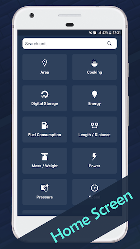Unit Converter - Convert Units - عکس برنامه موبایلی اندروید