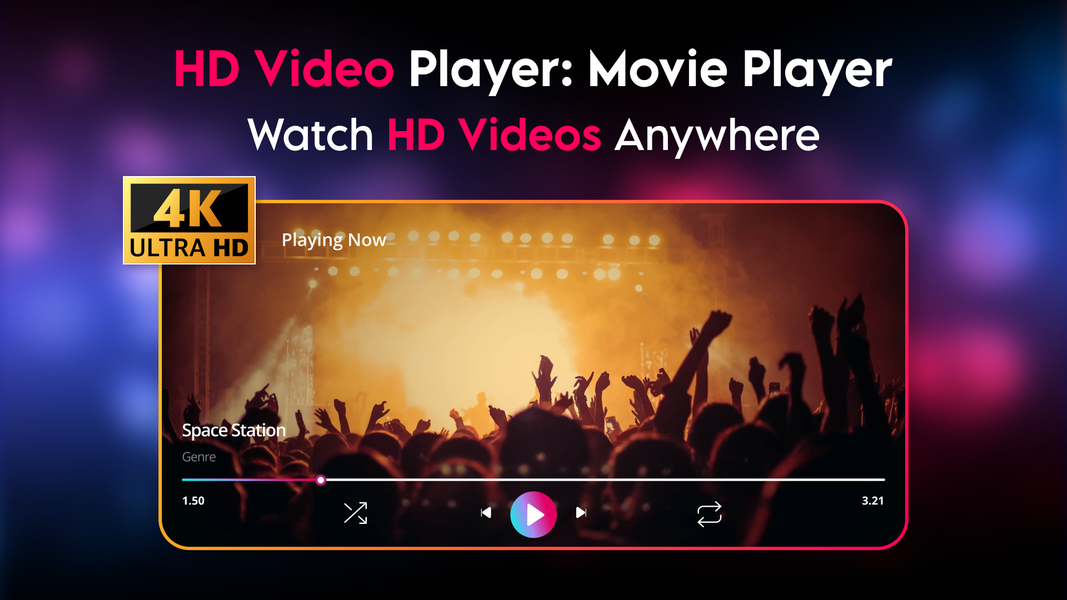 Video Player: 4K Live Playback - عکس برنامه موبایلی اندروید