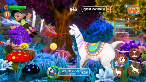 Virtual Llama Simulator - Gameplay image of android game