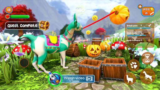 Virtual Llama Simulator - Gameplay image of android game