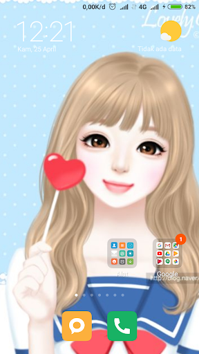 Girly Lovely Wallpaper - عکس برنامه موبایلی اندروید