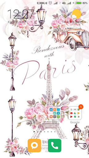 Girly Lovely Wallpaper - Image screenshot of android app