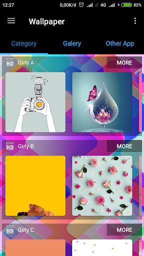 Girly Lovely Wallpaper - Image screenshot of android app