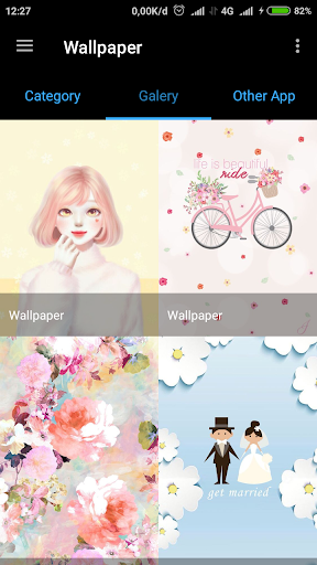 Girly Lovely Wallpaper - Image screenshot of android app