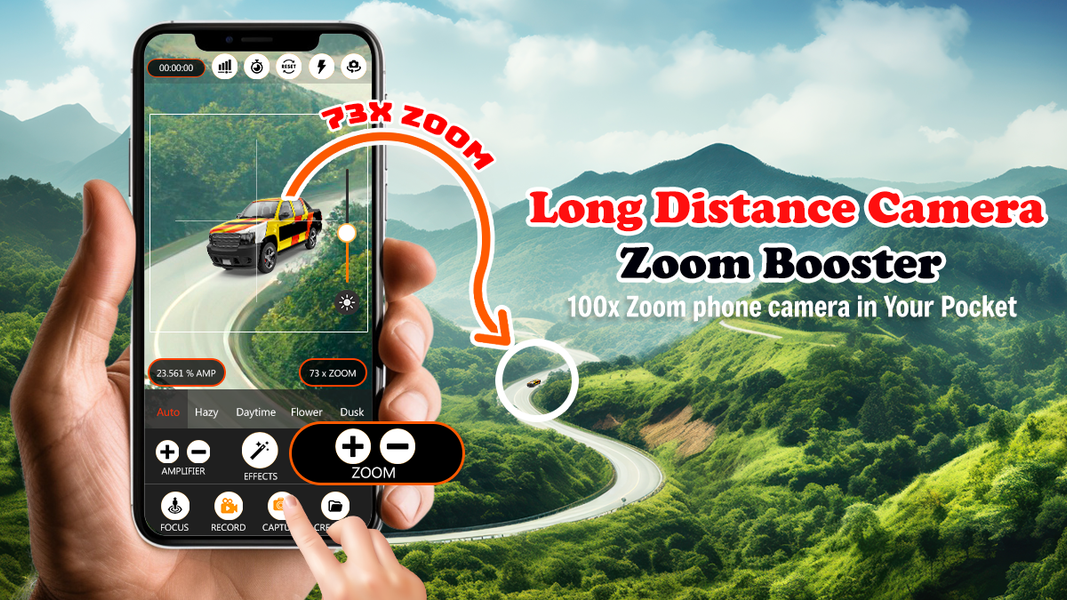 Ultra Zoom Camera ۱۰۰x Zoom HD - عکس برنامه موبایلی اندروید
