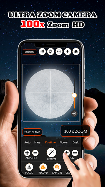Ultra Zoom Camera ۱۰۰x Zoom HD - عکس برنامه موبایلی اندروید