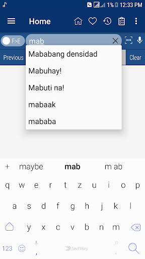 English Filipino Dictionary - عکس برنامه موبایلی اندروید