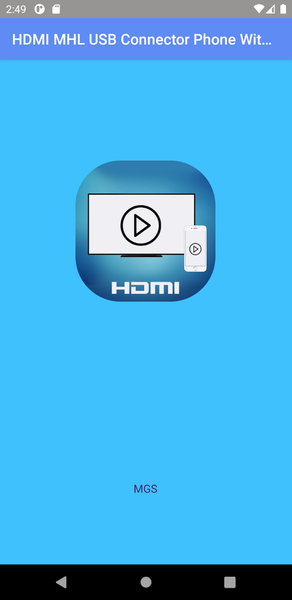 HDMI Connector Screen Cast TV - عکس برنامه موبایلی اندروید