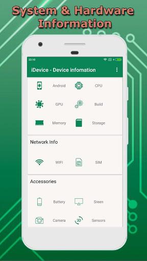 Phone Info: Device Information - System & Hardware - Image screenshot of android app