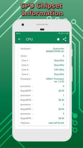 Phone Info: Device Information - System & Hardware - عکس برنامه موبایلی اندروید