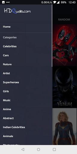 HDQWALLS 4k Wallpapers - Image screenshot of android app