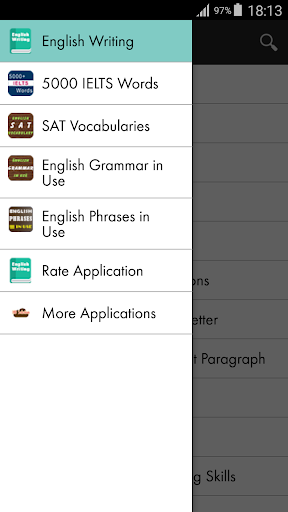 English Writing - Image screenshot of android app