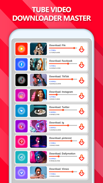 Tube Video Downloader Master - Image screenshot of android app