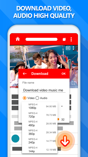 Tube Video Downloader Master - Image screenshot of android app