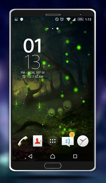 Firefly Live Wallpaper - عکس برنامه موبایلی اندروید