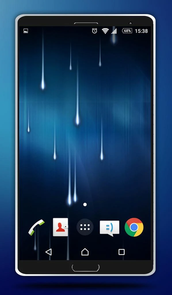 Star Rain Live Wallpaper - Image screenshot of android app