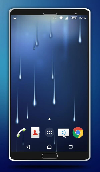 Star Rain Live Wallpaper - Image screenshot of android app