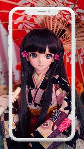 Live wallpaper Anime Girl - 4k Ultra HD [V1] + Media Integration /  interface personalization