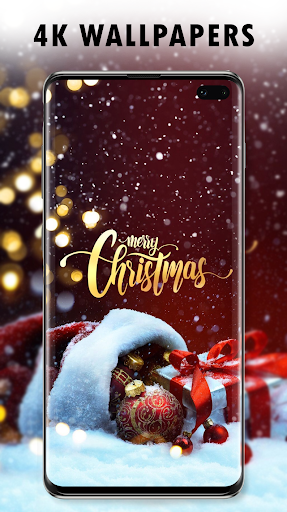 Merry Christmas Live wallpaper - Image screenshot of android app