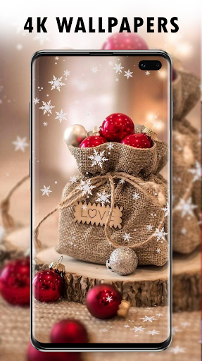 Merry Christmas Live wallpaper - Image screenshot of android app