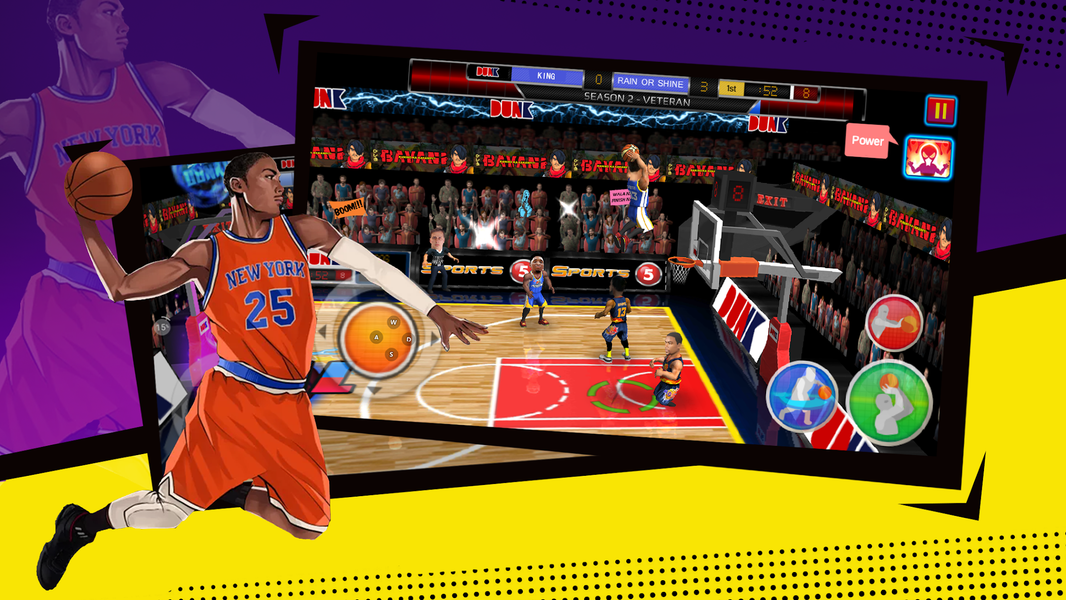 2 VS 2 Basketball Sports - Image screenshot of android app
