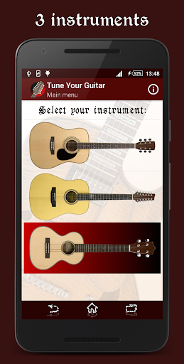 Tune Your Guitar - عکس برنامه موبایلی اندروید