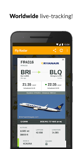 Flight Radar: Flight Tracker - عکس برنامه موبایلی اندروید