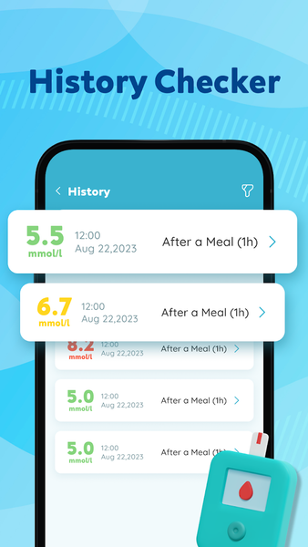 Blood Sugar Log and BP Tracker - عکس برنامه موبایلی اندروید