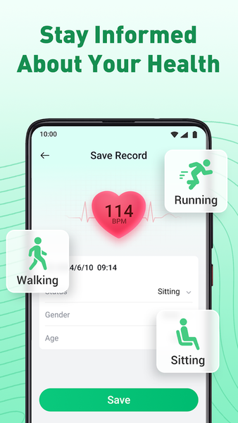 Healthy Pulse Follower - عکس برنامه موبایلی اندروید
