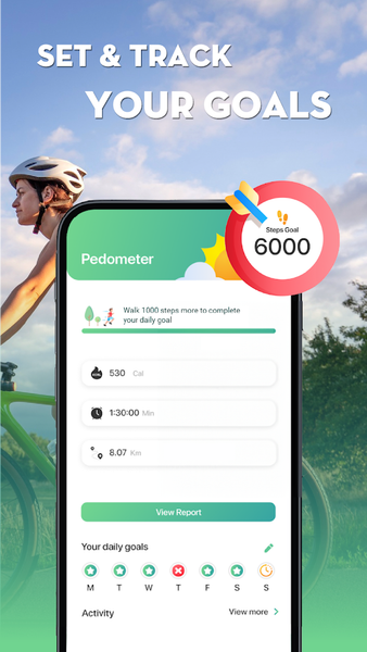 Pedometer – Daily Step Counter - Image screenshot of android app