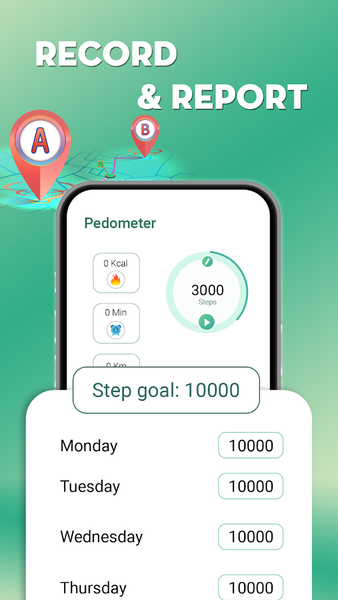 Pedometer – Daily Step Counter - Image screenshot of android app