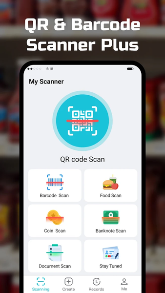 QR & Barcode Scanner Plus - عکس برنامه موبایلی اندروید
