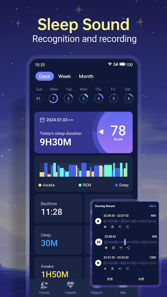 SleepTracker: Record & Improve - Image screenshot of android app