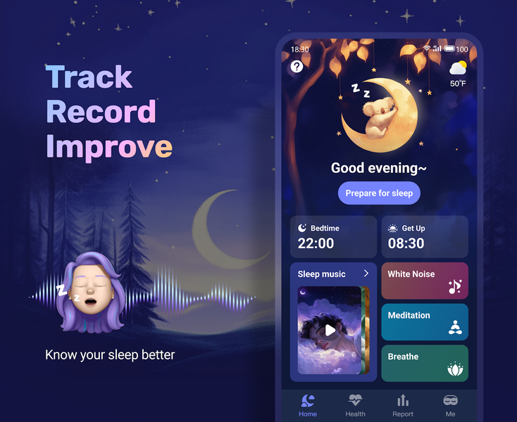 SleepTracker: Record & Improve - Image screenshot of android app