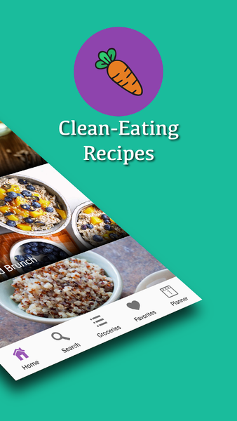 Clean-Eating Recipes - Grocery - عکس برنامه موبایلی اندروید