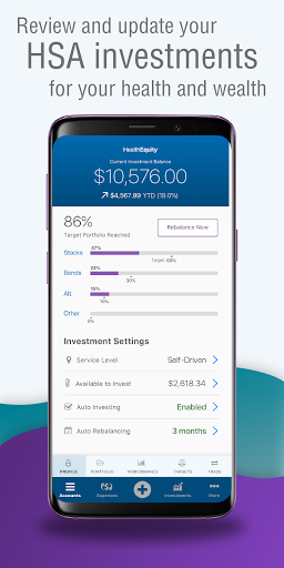 HealthEquity Mobile - Image screenshot of android app