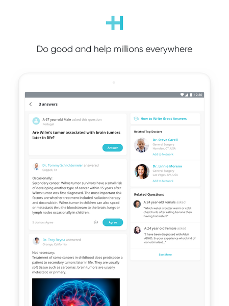 HealthTap for Doctors - عکس برنامه موبایلی اندروید