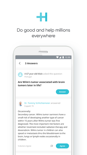 HealthTap for Doctors - Image screenshot of android app