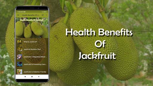 Health Benefits of Jackfruit - Image screenshot of android app