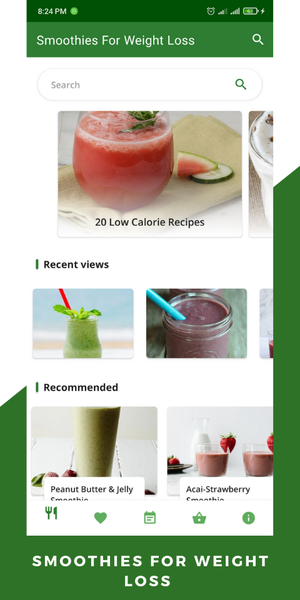 Weight Loss Smoothie Recipes - عکس برنامه موبایلی اندروید