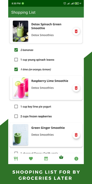 Weight Loss Smoothie Recipes - عکس برنامه موبایلی اندروید