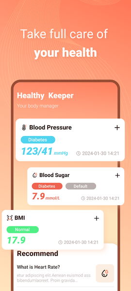 Healthy Keeper - عکس برنامه موبایلی اندروید