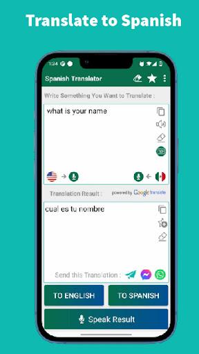 Spanish English Translator - Image screenshot of android app