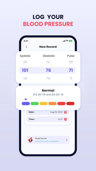 Heart Rate Monitor: Health App - عکس برنامه موبایلی اندروید