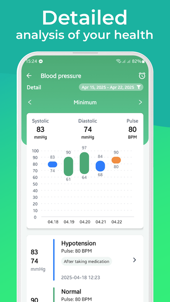 Heart & Pulse Rate Monitor - عکس برنامه موبایلی اندروید