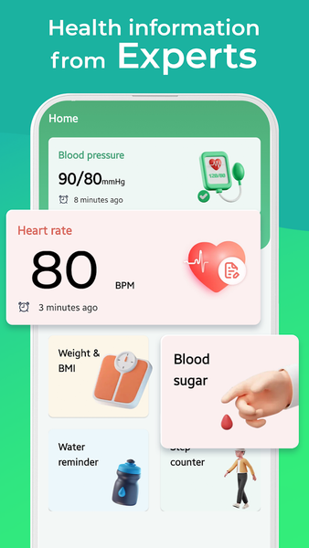Heart & Pulse Rate Monitor - عکس برنامه موبایلی اندروید