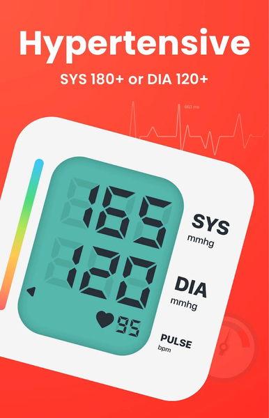 Blood Pressure - Heart Rate - Image screenshot of android app