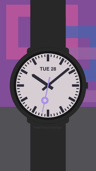 Railway Clock Watch Face - Image screenshot of android app