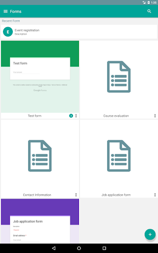 FormsApp - عکس برنامه موبایلی اندروید